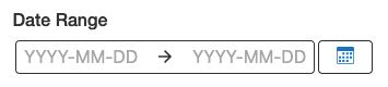 Example of form label on top of the input