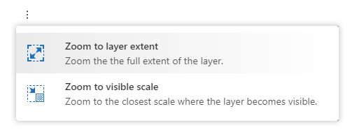 Example of a nested menu